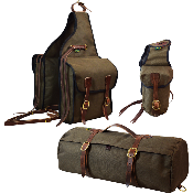 Pack de bagagerie de randonne  cheval - Grizzly US bronze