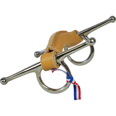 Mors a aiguille en cuir rond