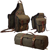 Pack de bagagerie de randonnée à cheval - Grizzly Classique bronze