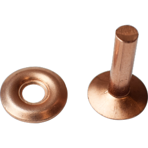 Rivet & contre rivure en cuivre