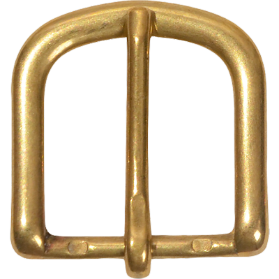 Boucle anglaise rouleaux bronze