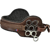 Hackamore Flower en Cuir et Feutre de Laine