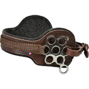 Hackamore Flower en Cuir et Feutre de Laine